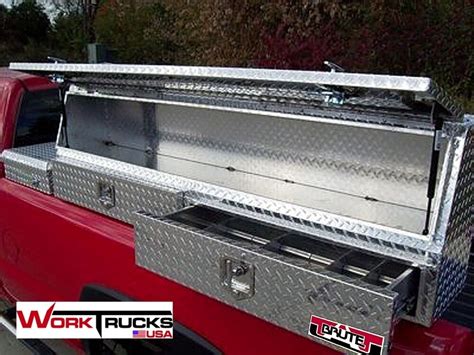 metal tool box for truck beds|60 top mount toolbox.